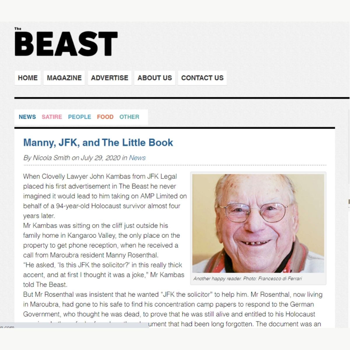 JFK Legal The Beast