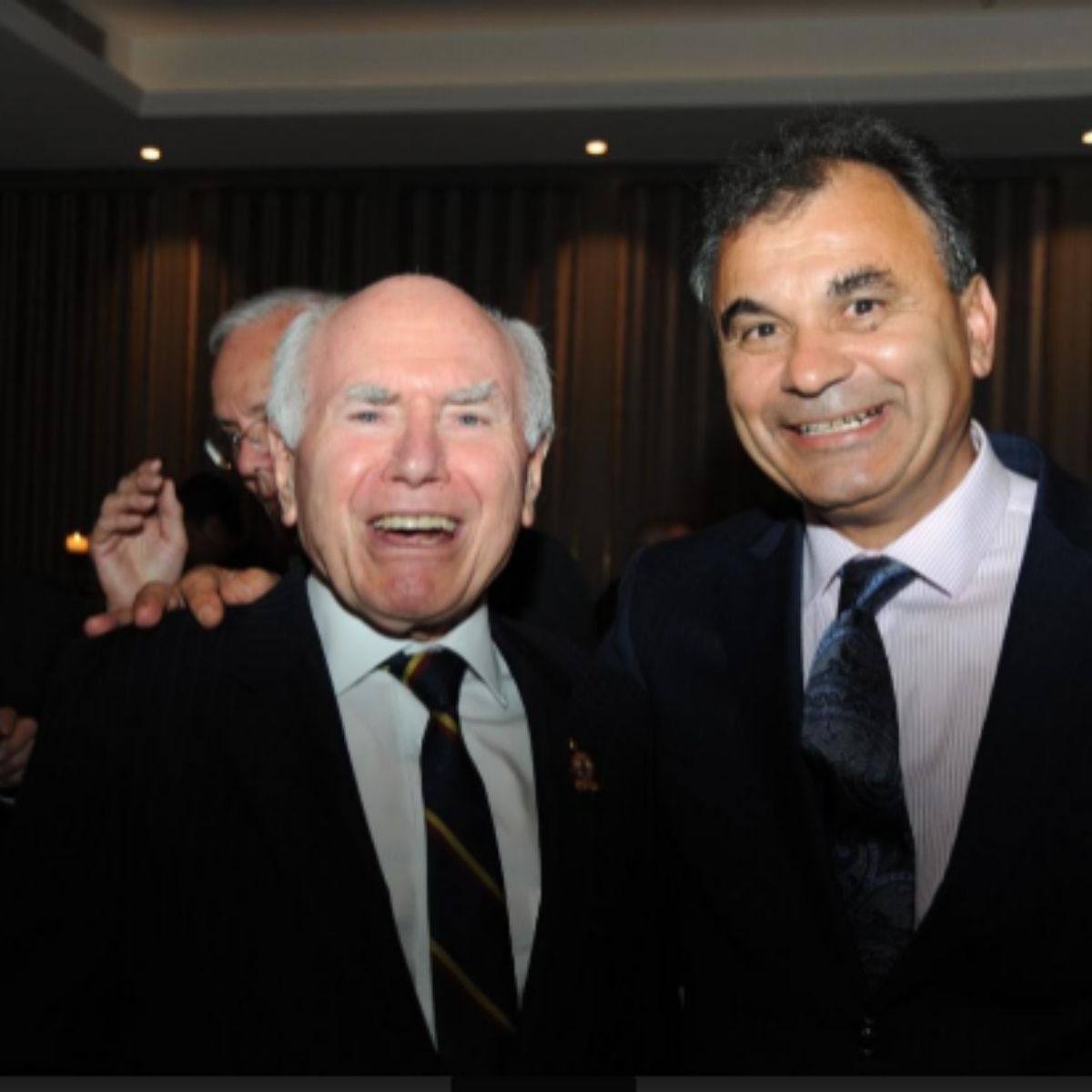 John Howard with John Kambas